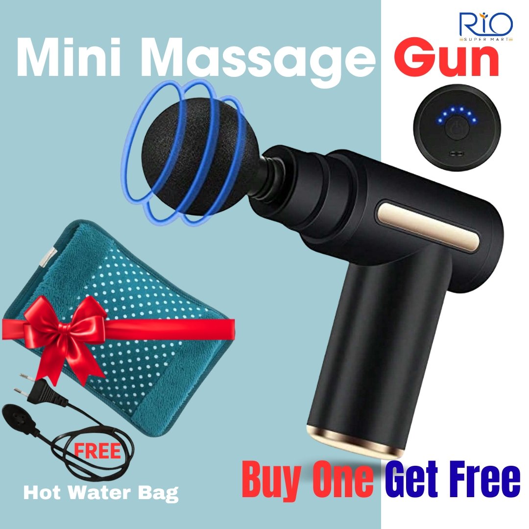 Mini Massage Gun with free Hot Water Bag